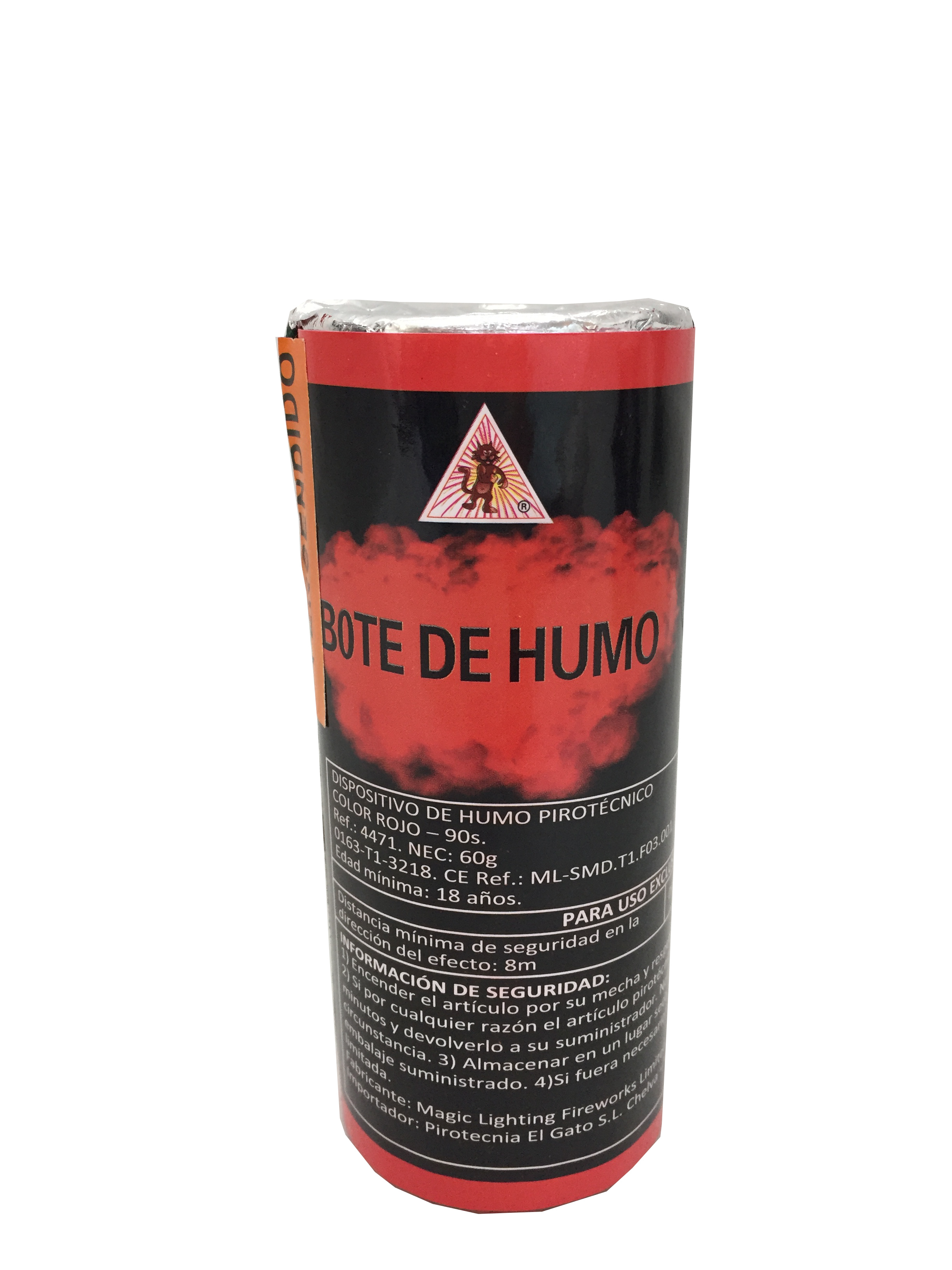 Bote de humo rojo (90s)